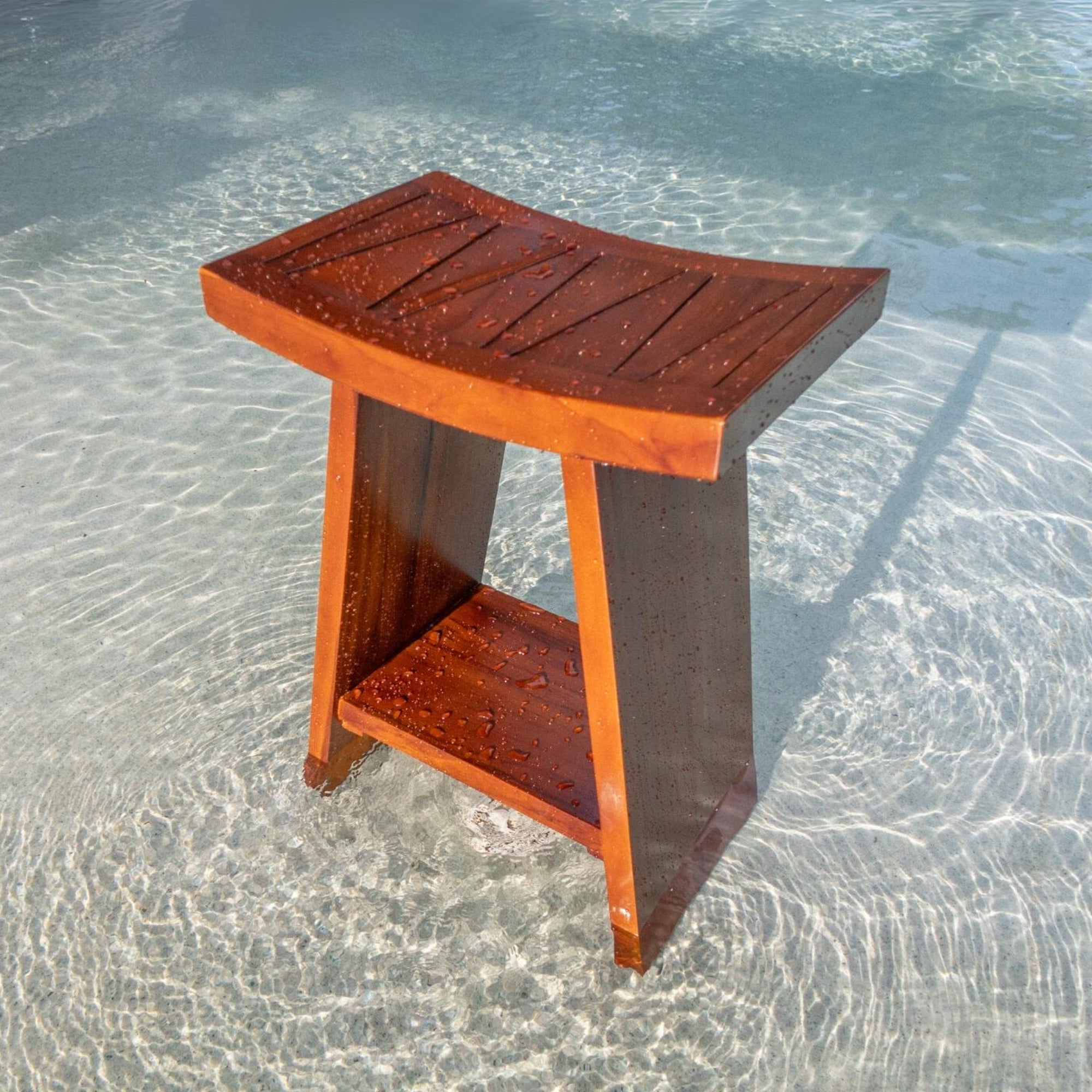 ALEENA TEAK WOOD STOOL