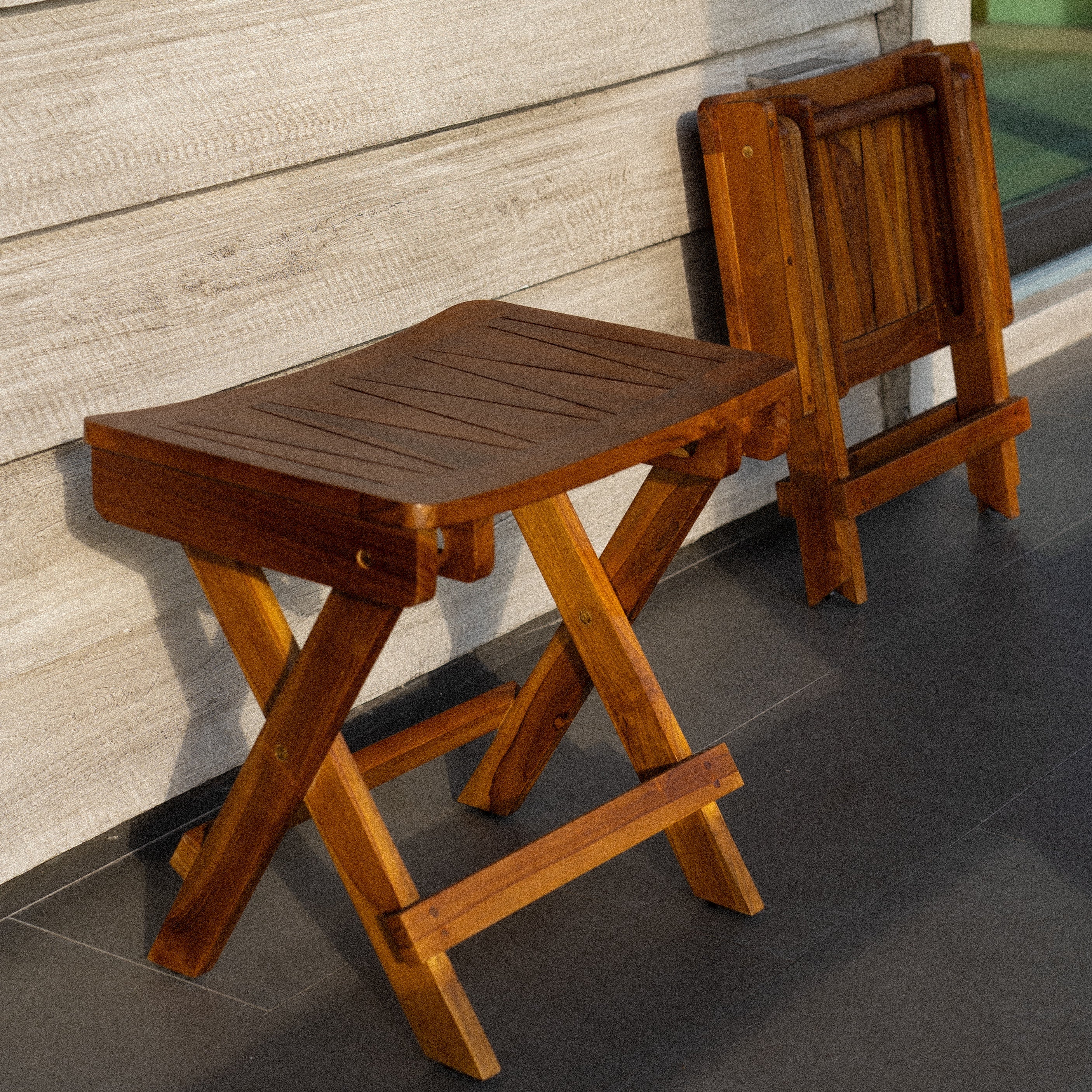 Folding stool online table