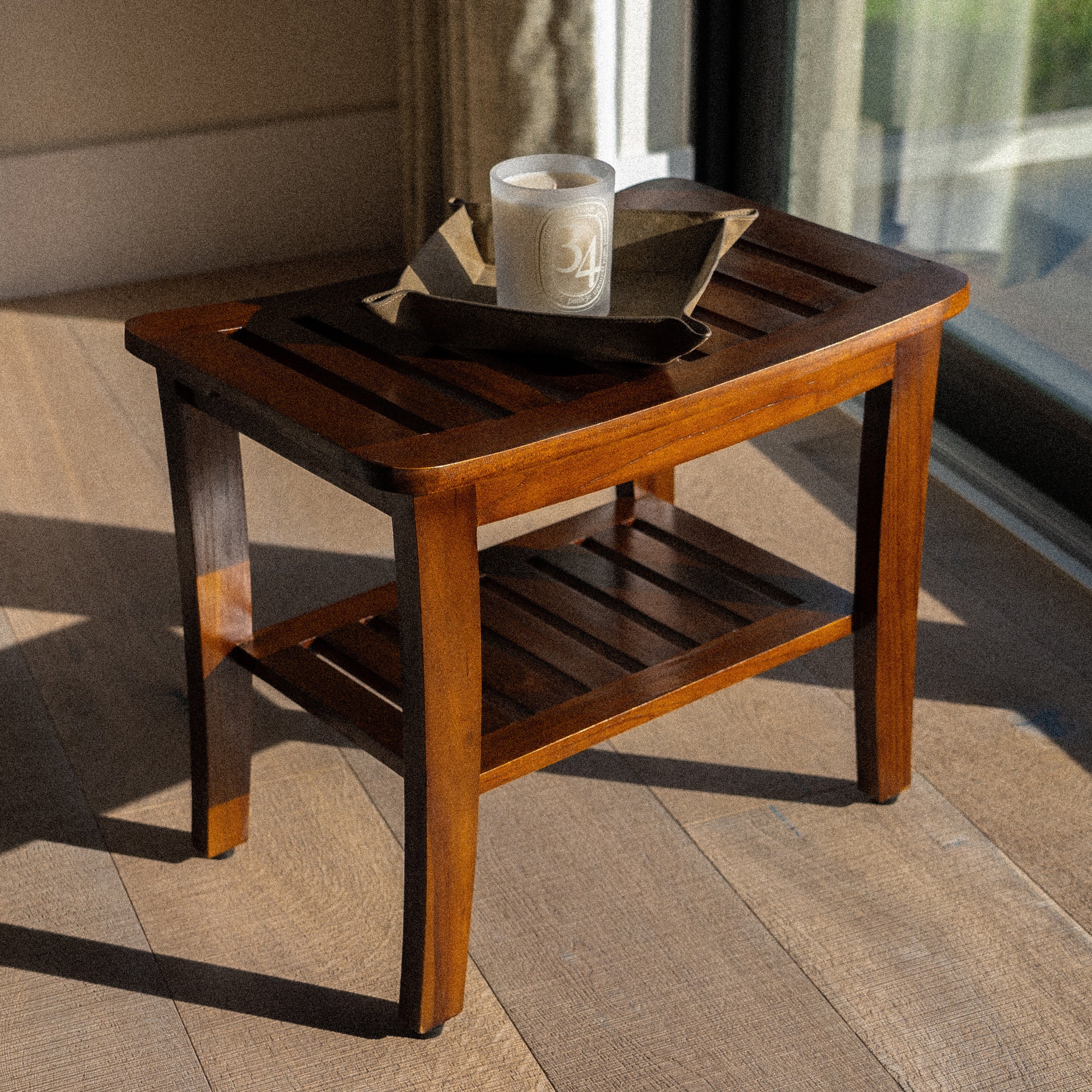 HELEN TEAK WOOD STOOL The Teaky Hut