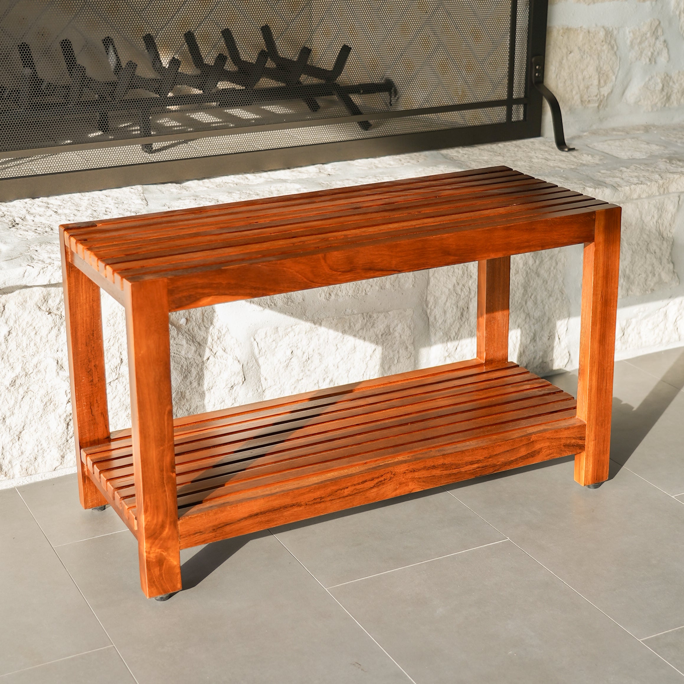 MAYA 30 TEAK WOOD BENCH