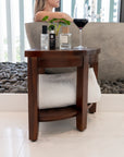 CORBY 18 TEAK WOOD STOOL