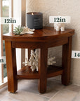 CORBY 14 TEAK WOOD STOOL