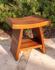 MIKHA TEAK WOOD STOOL