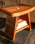 MIKHA TEAK WOOD STOOL