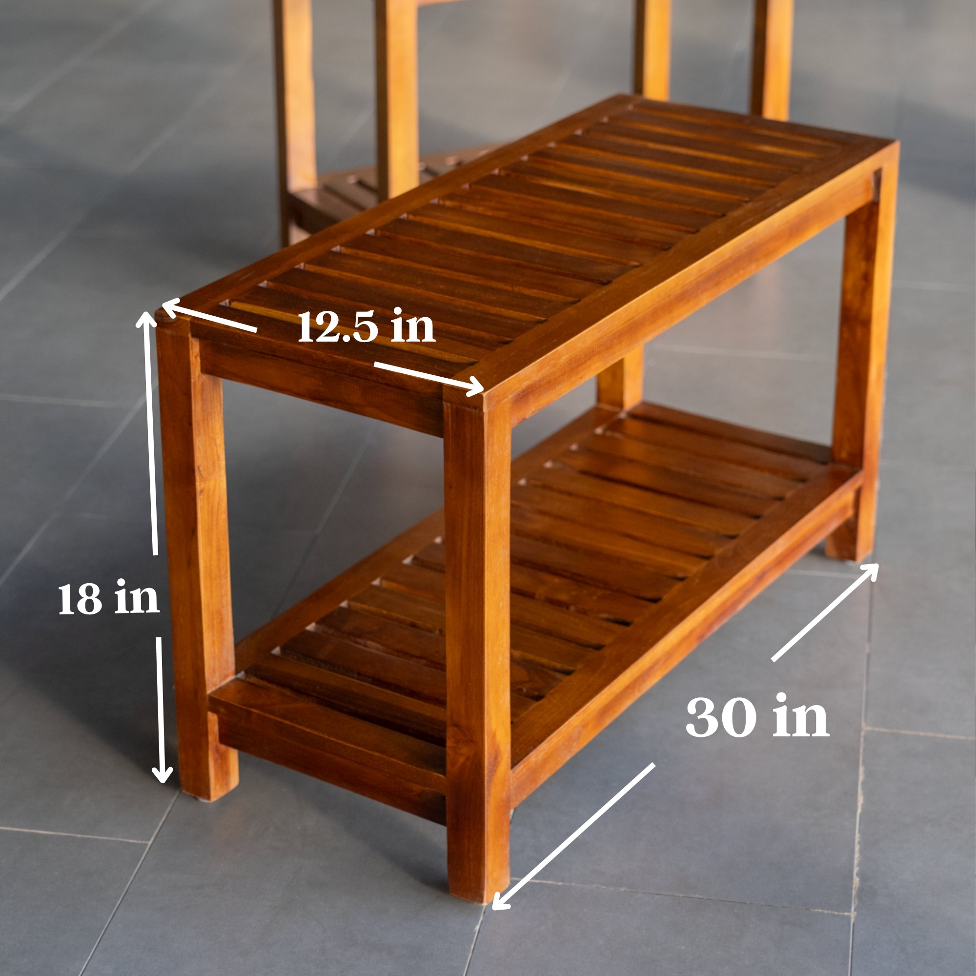 AKAR 30 TEAK WOOD BENCH