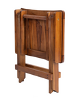 TROY TEAK WOOD STOOL