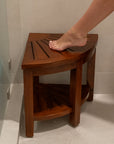 CORBY 18 TEAK WOOD STOOL