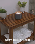 MAYA 21 TEAK WOOD BENCH